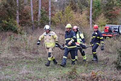 Симулация на пожар в "Меден рудник" вдигна под тревога 80 пожарникари и дрон