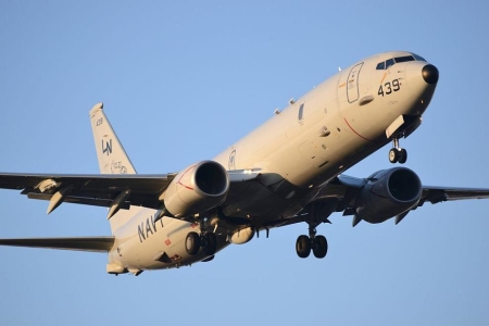Американски Boeing P-8A Poseidon извърши мисия за наблюдение над българската зона в Черно море